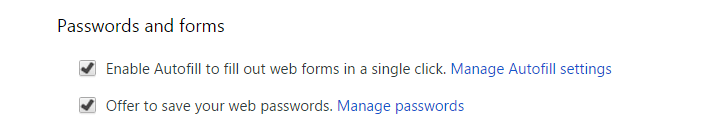 Password and form