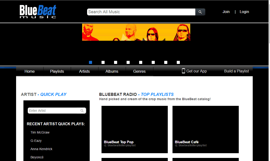 BlueBeat Unblocked Music Site