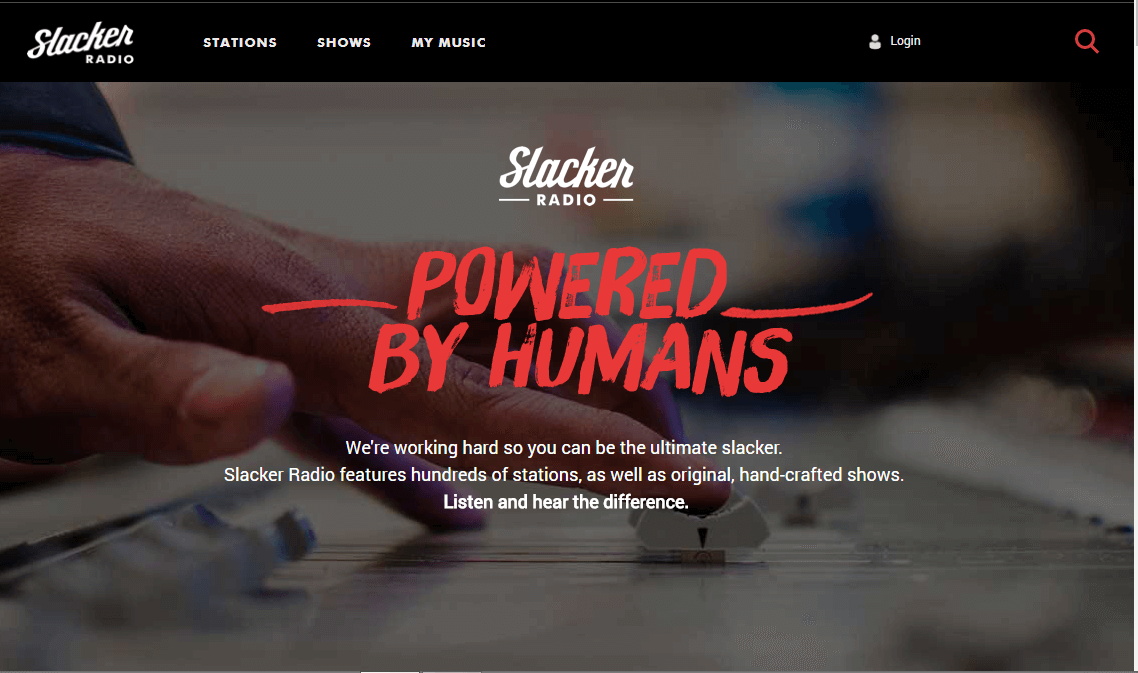 Slacker Unblocked Music Site