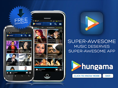 Hungama music app for android