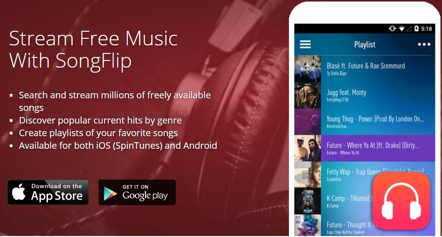 Download SongFlip free music app