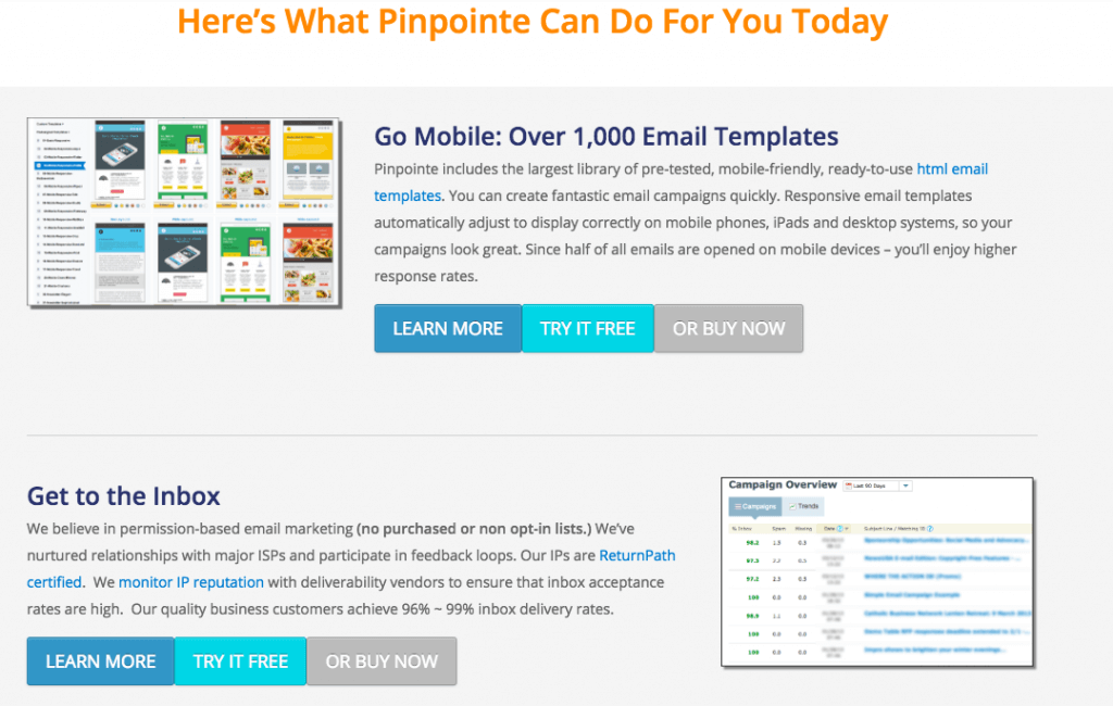 Pinpoint Templates
