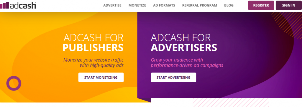 AdCash Push Advertising Network